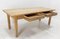 Mid-Century French Provincial Refectory Table in Oak and Pine Serving Dining Table 6