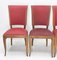 Beech Dining Chairs, France, 1950s, Set of 4 5