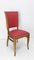 Beech Dining Chairs, France, 1950s, Set of 4 8