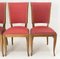 Beech Dining Chairs, France, 1950s, Set of 4 6