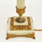 Vintage Neoclassical Style Brass & Onyx Table Lamps, Set of 2 5
