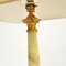 Lampade da tavolo antiche in stile neoclassico in ottone e onice, set di 2, Immagine 7
