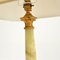 Vintage Neoclassical Style Brass & Onyx Table Lamps, Set of 2 7