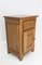 French Provincial Solid Oak Nightstand, 1990s, Image 3