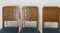 Sillas de comedor de roble con respaldos tallados de imitación trenzada, años 50. Juego de 6, Imagen 6
