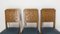 Sillas de comedor de roble con respaldos tallados de imitación trenzada, años 50. Juego de 6, Imagen 5