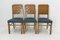 Chaises de Salle à Manger en Chêne avec Dossier Sculpté, France, 1950s, Set de 6 3