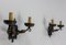 Spanish Outdoor Wall Lanterns in Wrought Iron, 1960, Set of 2, Image 3