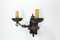 Spanish Outdoor Wall Lanterns in Wrought Iron, 1960, Set of 2 5