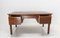 Louis Philippe Walnut Desk with Leather Top, France, 19th Century 6