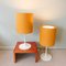 Yellow Tulip Floor/ Table Lamps from Staff, 1970s, Set of 2 7