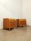 Cherry Wood Bedside Tables in the style of Calligaris, Italy, 1990s, Set of 2 3