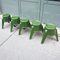 Kaki Fiberglass Stools, Set of 5 4