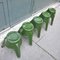 Kaki Fiberglass Stools, Set of 5, Image 3