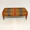 Large Antique Victorian Style Footstool Ottoman, Image 2