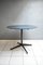 Round Table with Petrol Blue Formica Top, 1950s 4