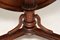 Antique William IV Wood Circular Tilt Top Dining Table 11