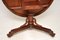 Antique William IV Wood Circular Tilt Top Dining Table 10