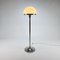 Mid-Century Chrome and Opaline Glass Floor Lamp, 1960s, Image 5