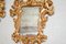 Antike französische Spiegel mit vergoldetem Holzrahmen, 2er Set 3
