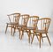 Vintage Cowhorn Dining Chairs by Lucian Ercolani for Ercol, Set of 4, Image 5