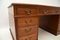 Large Antique Victorian Pedestal Desk 5