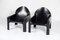 Black Model 4794 Lounge Chairs by Gae Aulenti for Kartell, 1974, Set of 2 1