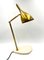 Golden Brass Table or Desk Lamp with Carrara Marble Base, Italy, 1980s 10