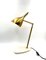 Golden Brass Table or Desk Lamp with Carrara Marble Base, Italy, 1980s 18