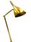 Golden Brass Table or Desk Lamp with Carrara Marble Base, Italy, 1980s 3
