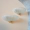 Half-Moon Glass Wall Lights, Set of 2 1