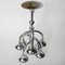 Italian Chrome Chandelier 4