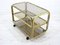 Vintage Glass & Metal Bar Trolley, 1980s, Image 7