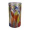Vintage Multicolored Glass Flower Vases, Set of 2 13