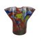Vases à Fleurs Vintage en Verre Multicolore, Set de 2 19