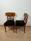 Pair of Biedermeier Chairs, Cherry Veneer, South Germany, 1830s, Set of 2 5