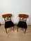 Pair of Biedermeier Chairs, Cherry Veneer, South Germany, 1830s, Set of 2 3