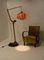 Lámpara de pie de madera hecha a medida, años 60, Imagen 5