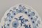 Antiker blauer Zwiebel Servierteller aus handbemaltem Porzellan von Meissen, spätes 19. Jh 4