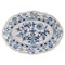 Antique Late 19th Century Blue Onion Serving Dish in Hand-Painted Porcelain from Meissen 1