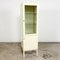 Vintage Industrial Metal Glass B Medical Display Cabinet 1