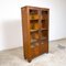 Vintage Schulvitrine aus Holz 2