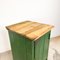 Credenza vintage industriale in legno verde, Immagine 3