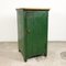 Credenza vintage industriale in legno verde, Immagine 1