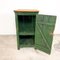 Vintage Industrial Green Wooden Cupboard, Image 12