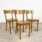 Vintage Wooden Bistro Chairs, Set of 3 1