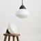 Antique Opaline Ovaloid Pendant Light, Image 1