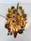 Huge Florentine Flower-Shaped Wall Lamps by Hans Kögl, Germany, 1950s, Set of 2, Image 18