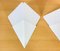 Applique triangolare in vetro smerigliato di Kalmar, Austria, anni '60, Immagine 7