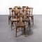 Bentwood Three Slat Dining Chairs from Mahieu, 1920s, Set of 8 8